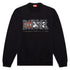 Diesel Double Destroyed Logo Black Sweatshirt S Nabel M 9Xx